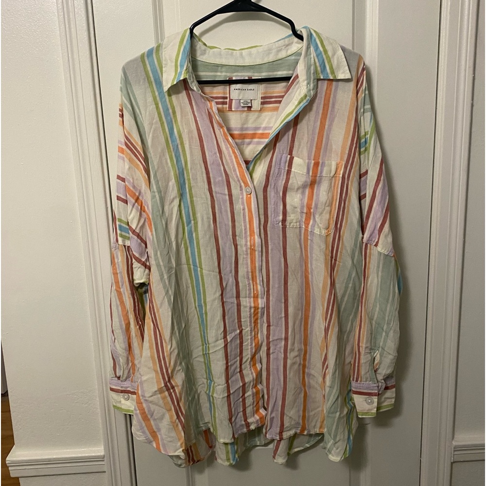 American Eagle Oversized Button Down